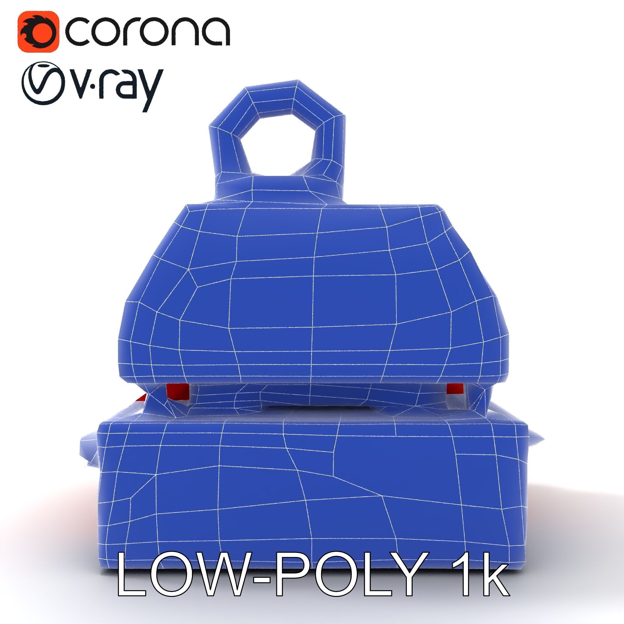 Industrial Magnet Hoist D Model Pack Low-poly 3D model_18