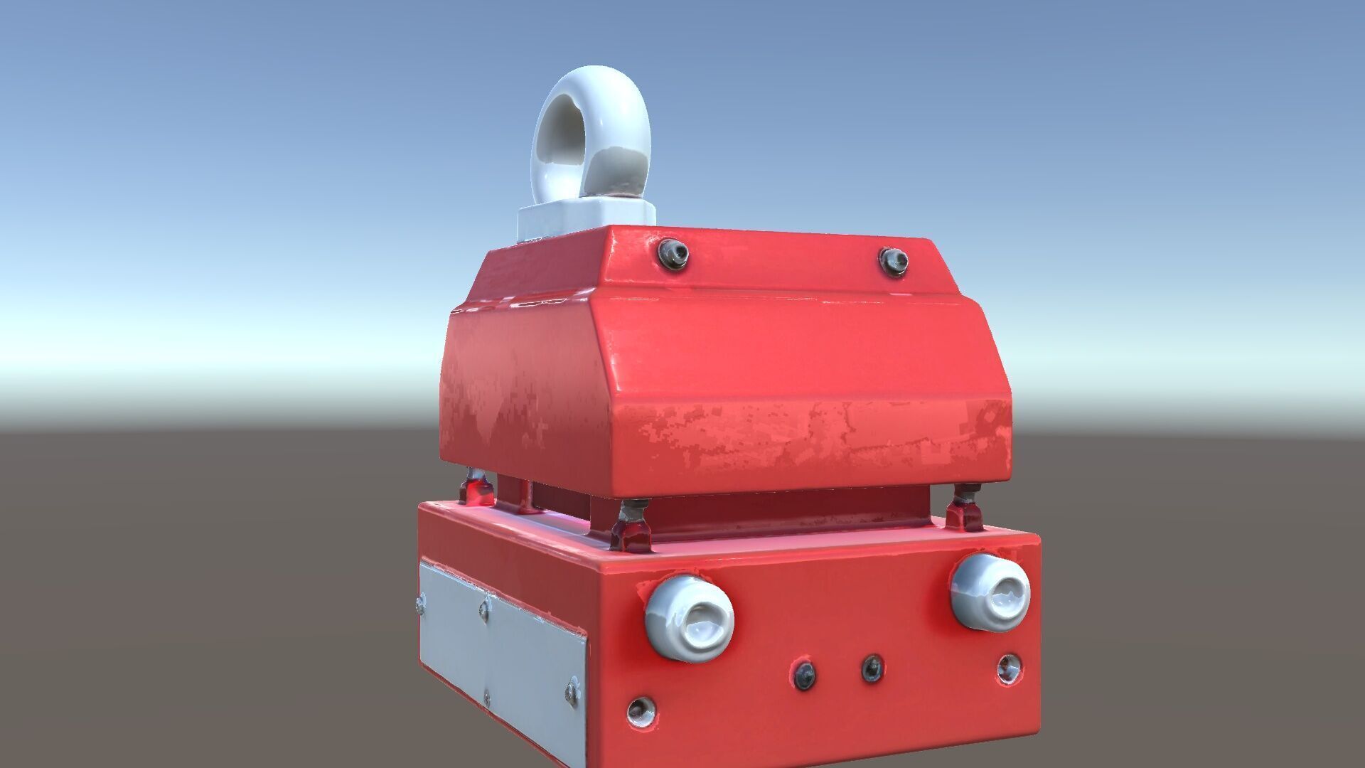 Industrial Magnet Hoist D Model Pack Low-poly 3D model_5