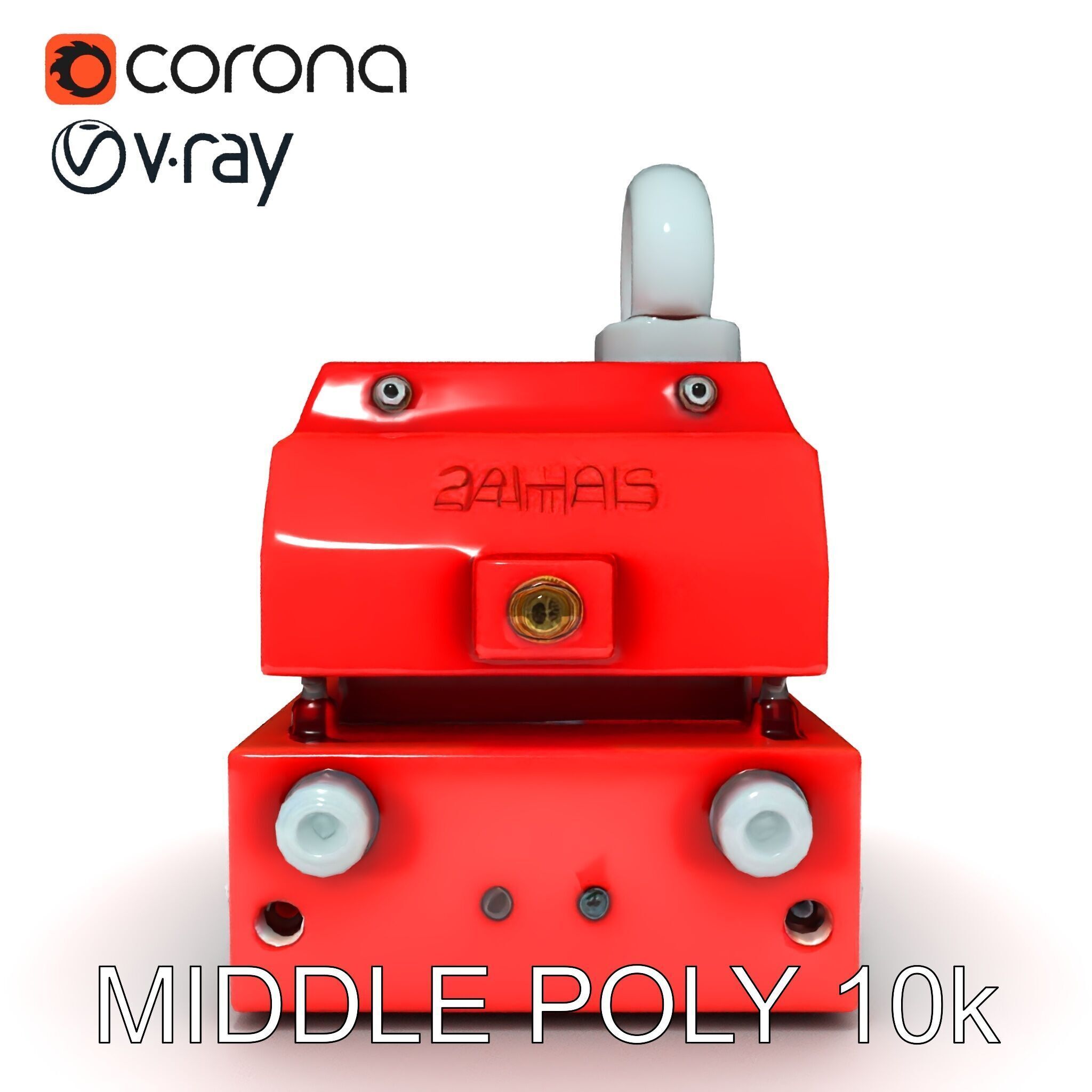 Industrial Magnet Hoist D Model Pack Low-poly 3D model_11