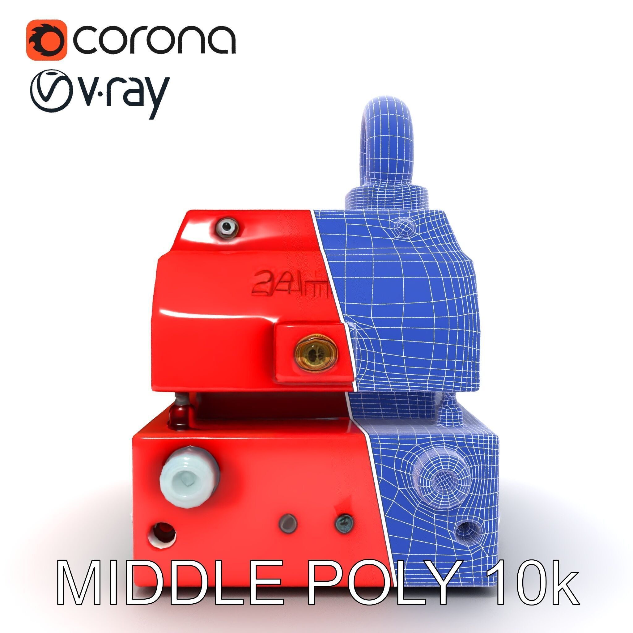 Industrial Magnet Hoist D Model Pack Low-poly 3D model_30