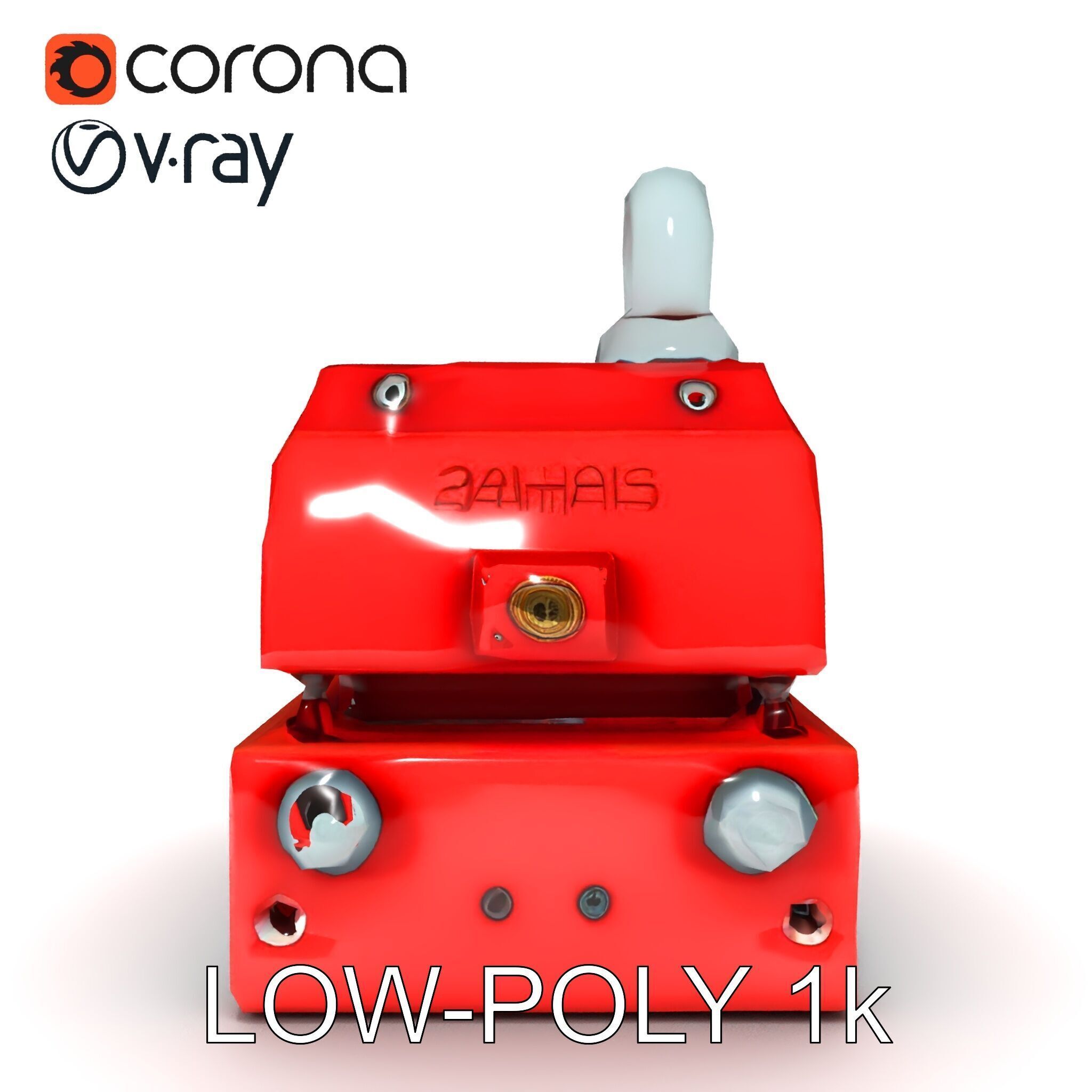 Industrial Magnet Hoist D Model Pack Low-poly 3D model_23