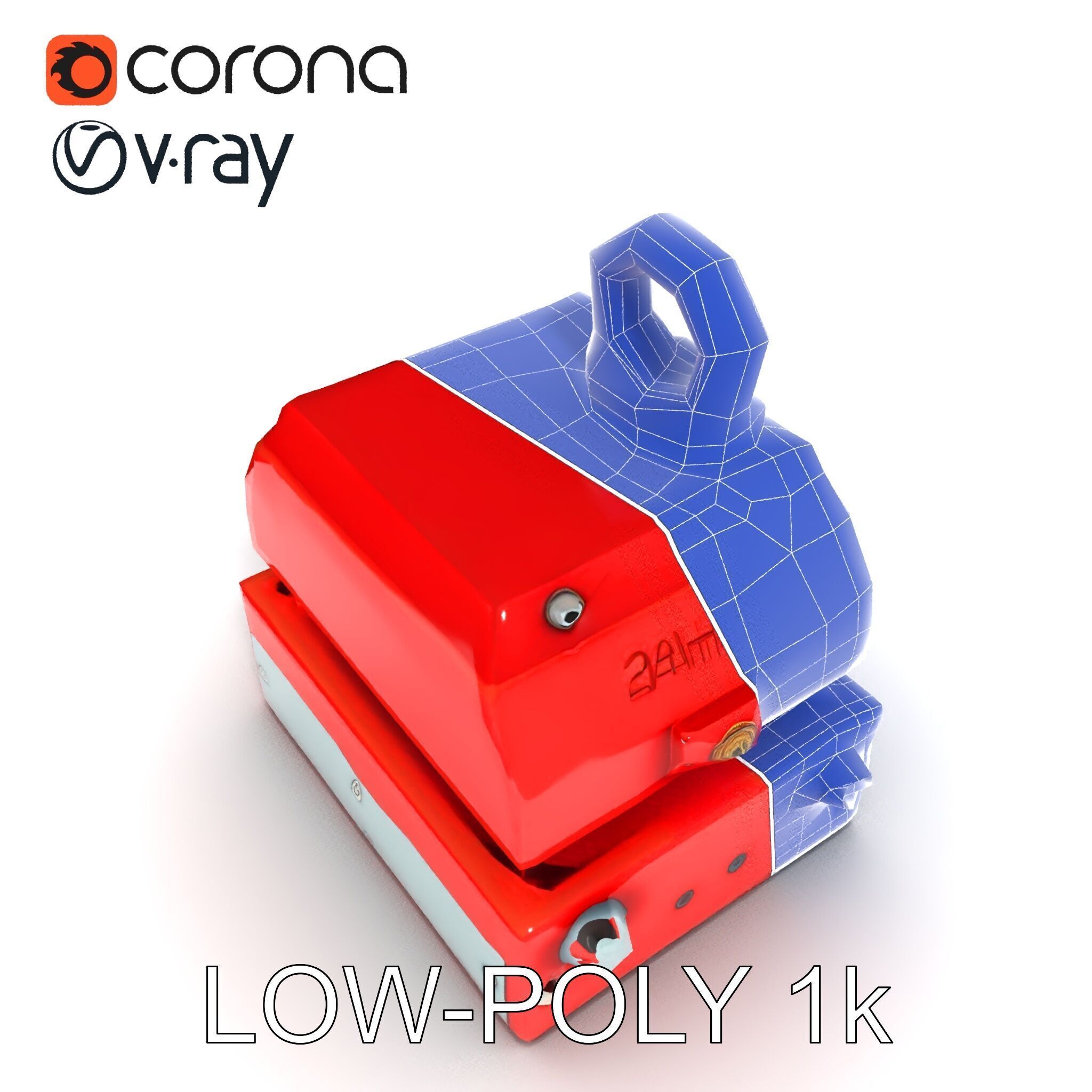 Industrial Magnet Hoist D Model Pack Low-poly 3D model_15