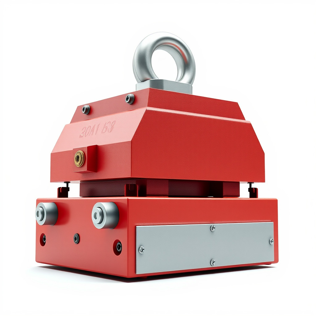 Industrial Magnet Hoist D Model Pack Low-poly 3D model_0