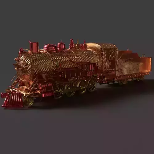 Steam locomotive train  