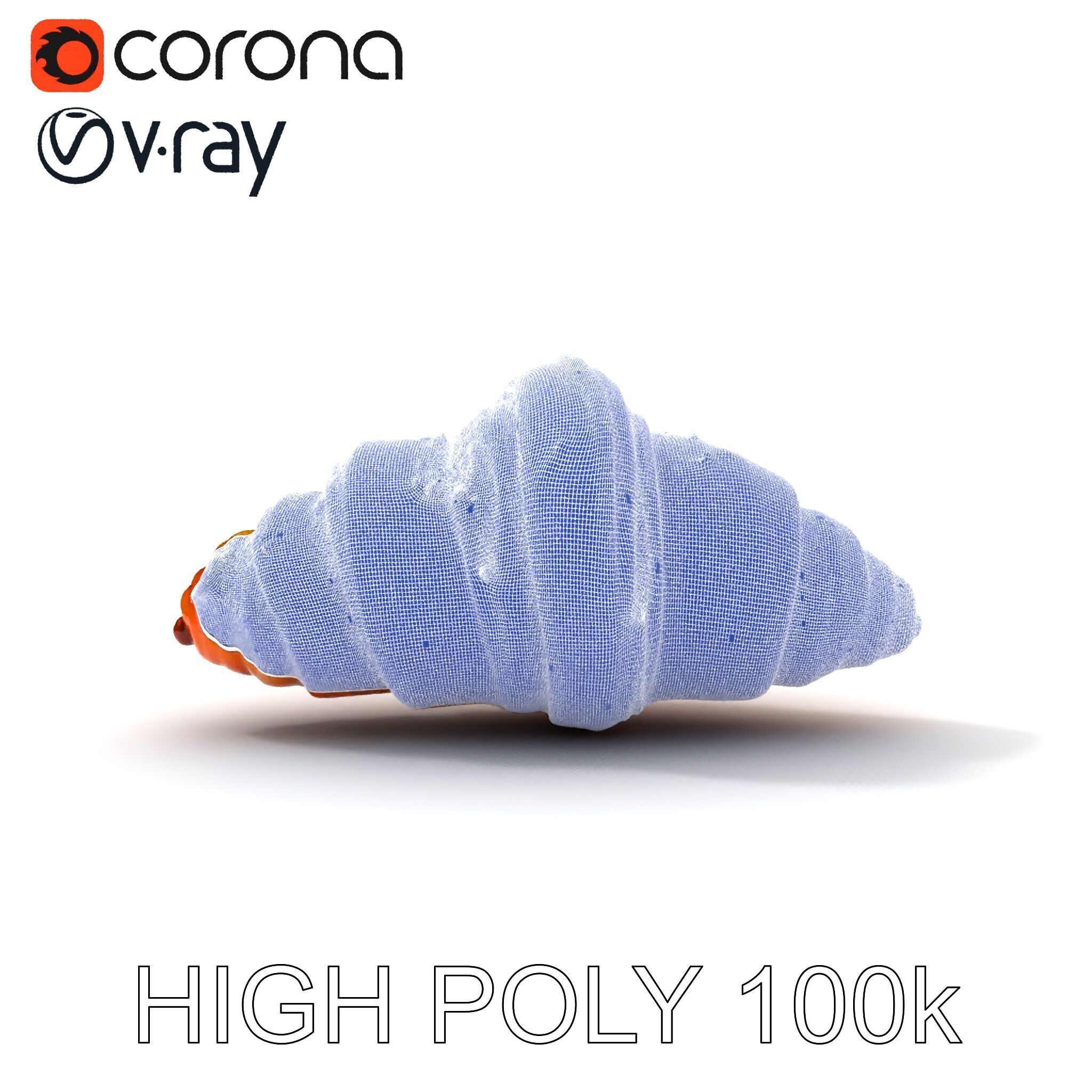 Croissant Model Pack with Detailed Pastries Low-poly 3D model_11