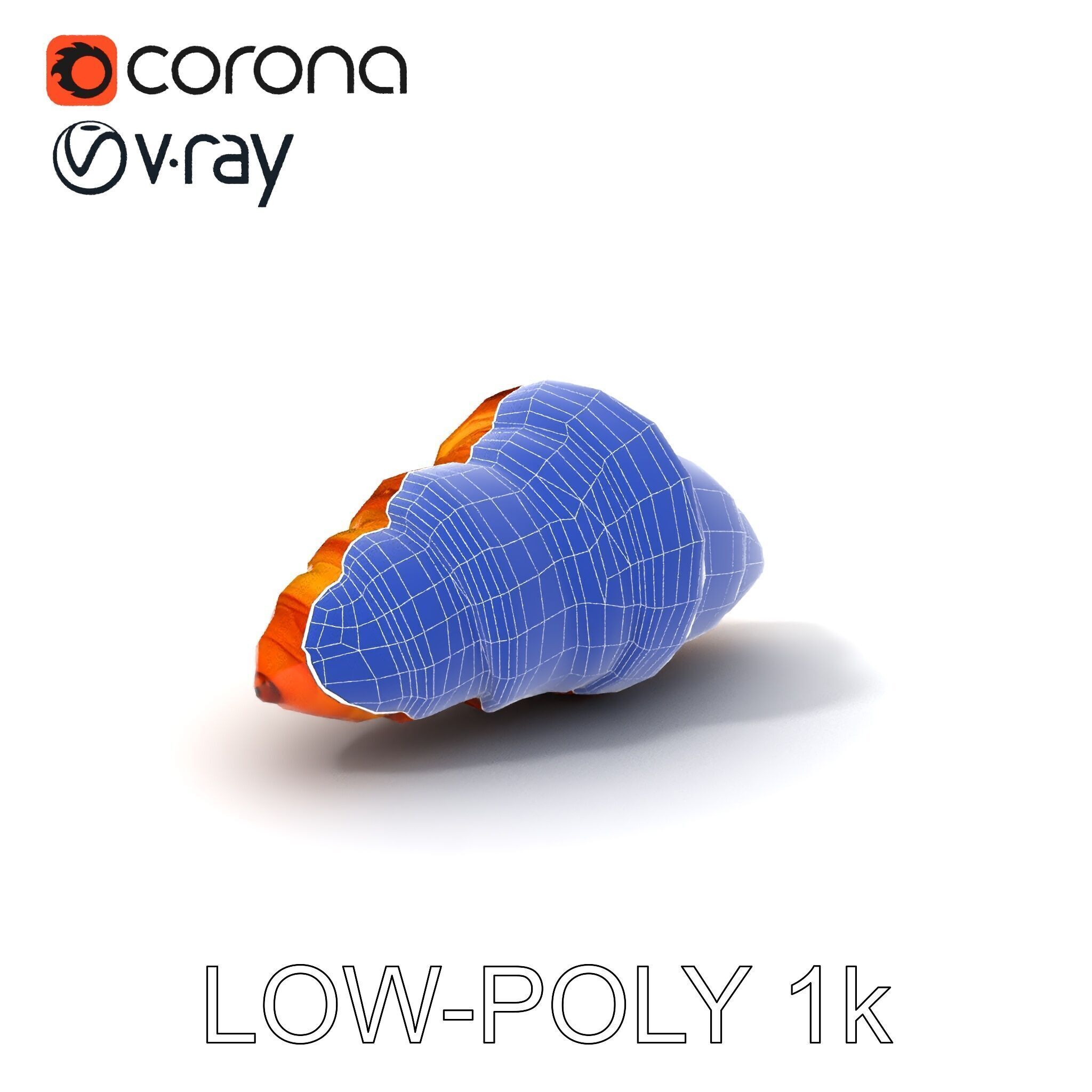 Croissant Model Pack with Detailed Pastries Low-poly 3D model_16