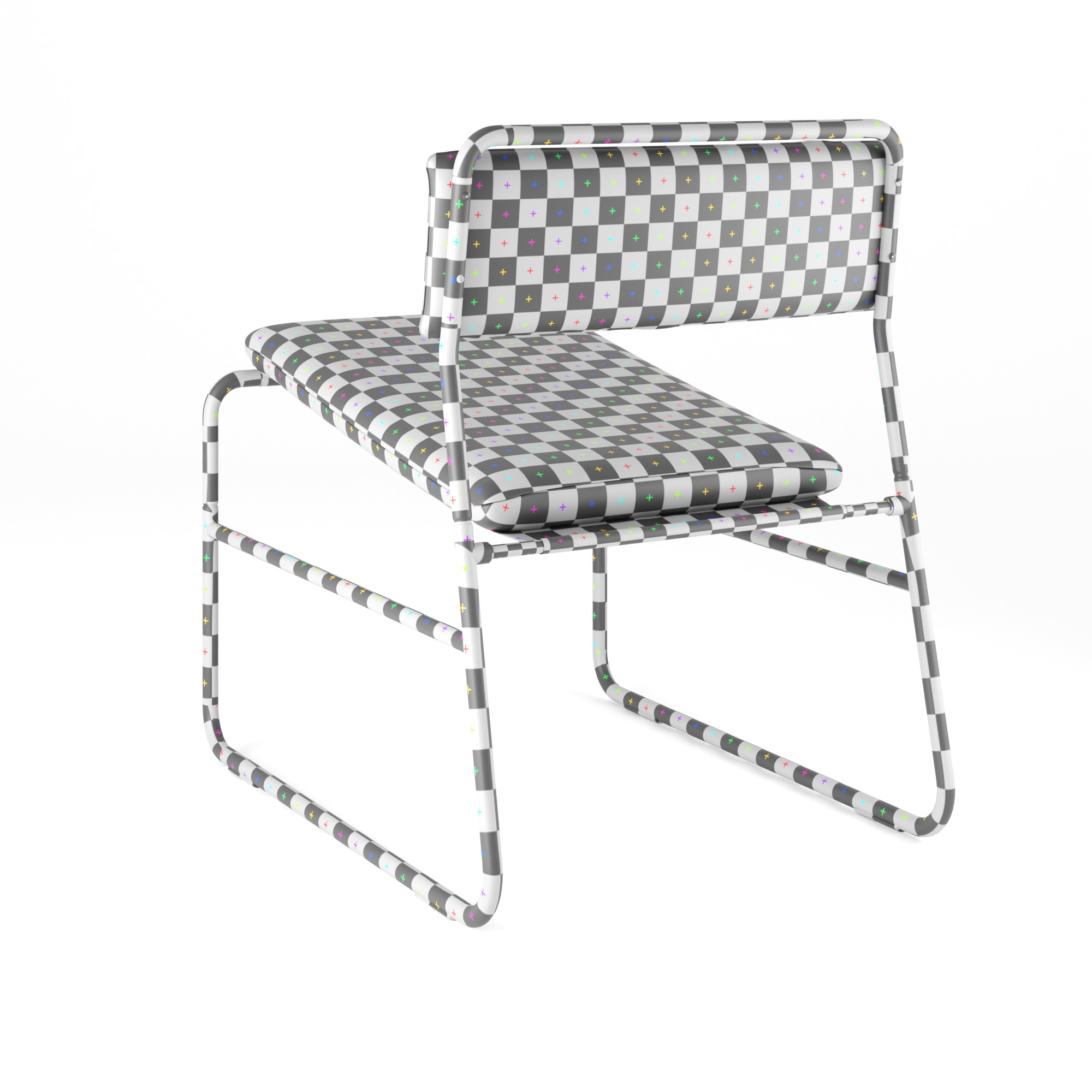 LINNEBACK Chair  Ikea Modern 3D Model Low-poly 3D model_4