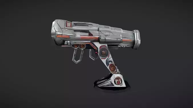 futuristic sci-fi turret or cannon