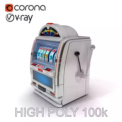 Vintage Slot Machine D Model Pack