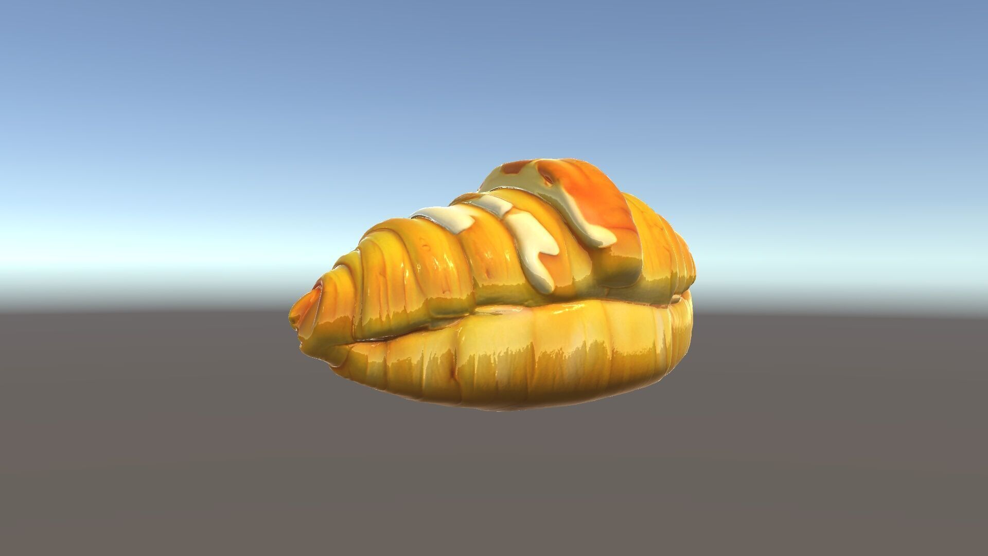 Delicious Croissant with Icing and Jam Model Pack Low-poly 3D model_14