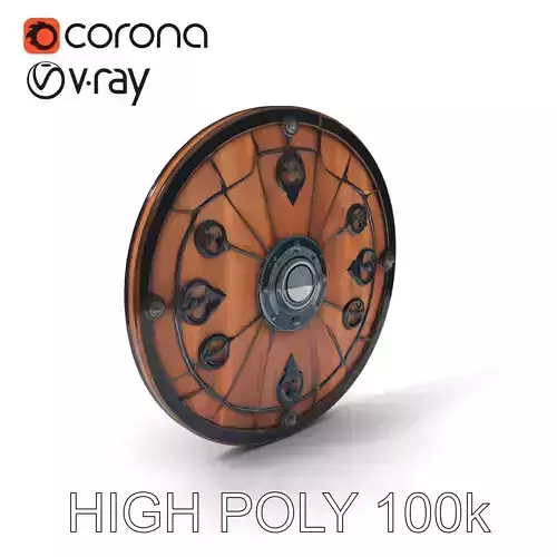 Medieval Wooden Shield Model Pack