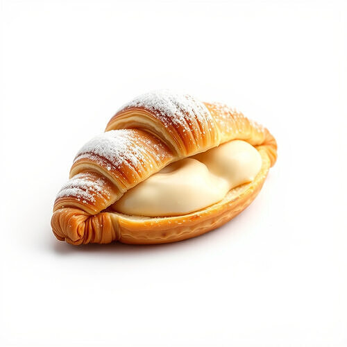CreamFilled Croissant D Model Pack Low-poly 3D model 4