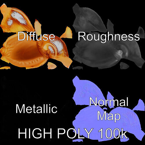 CreamFilled Croissant D Model Pack Low-poly 3D model 2