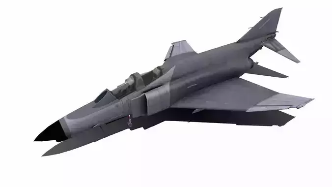 F-4 Phantom Low-poly