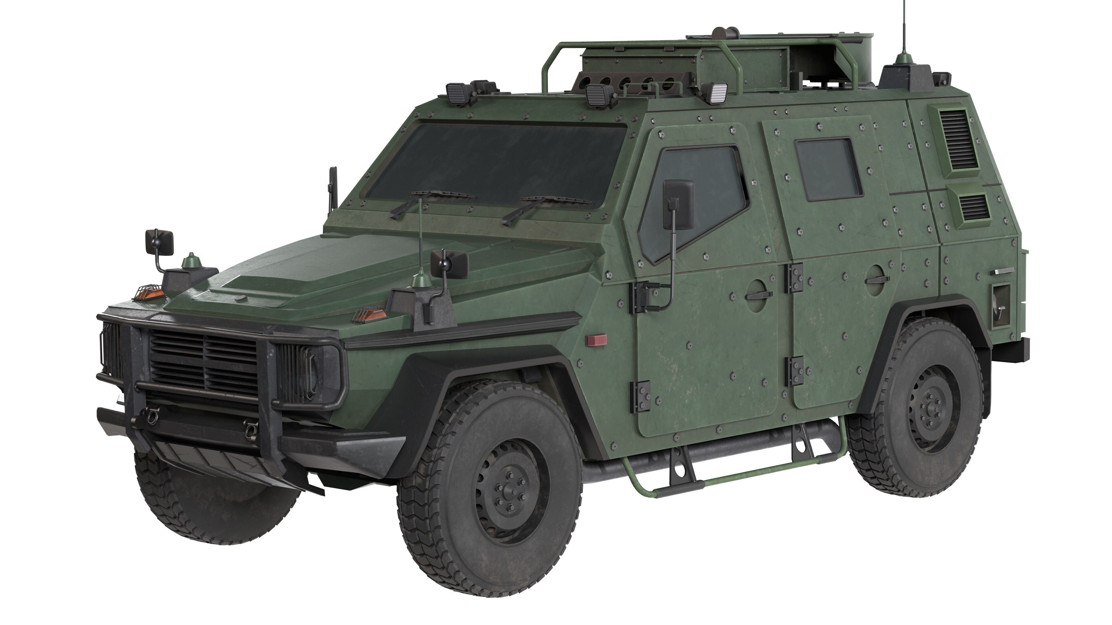 LAPV Enok Light Armored Patrol Vehicle Low-poly 3D model_7