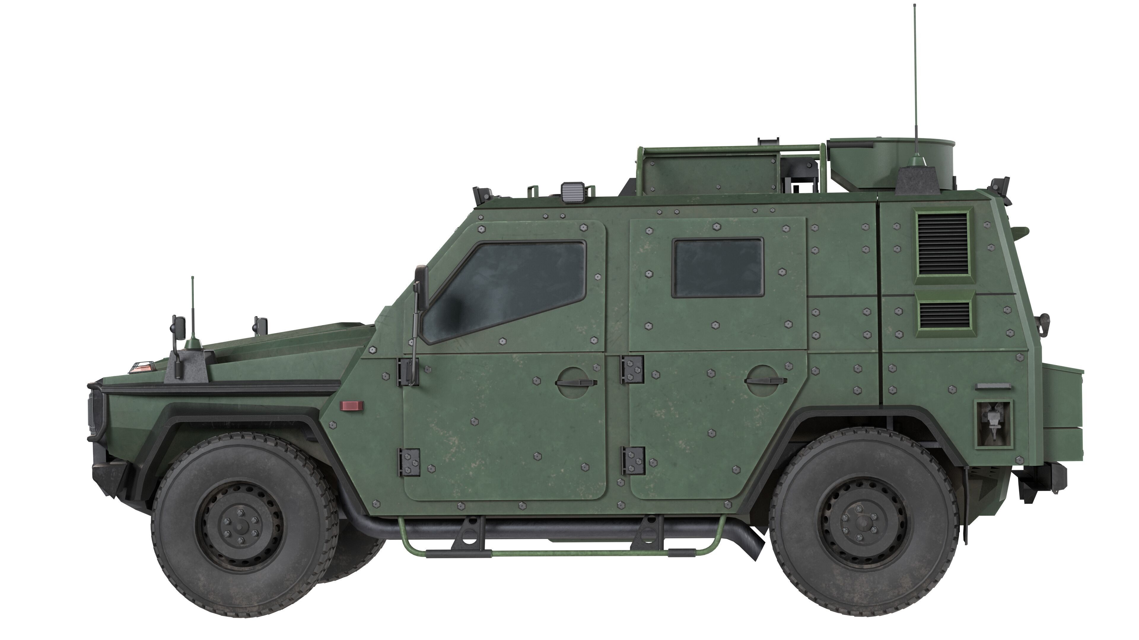 LAPV Enok Light Armored Patrol Vehicle Low-poly 3D model_4