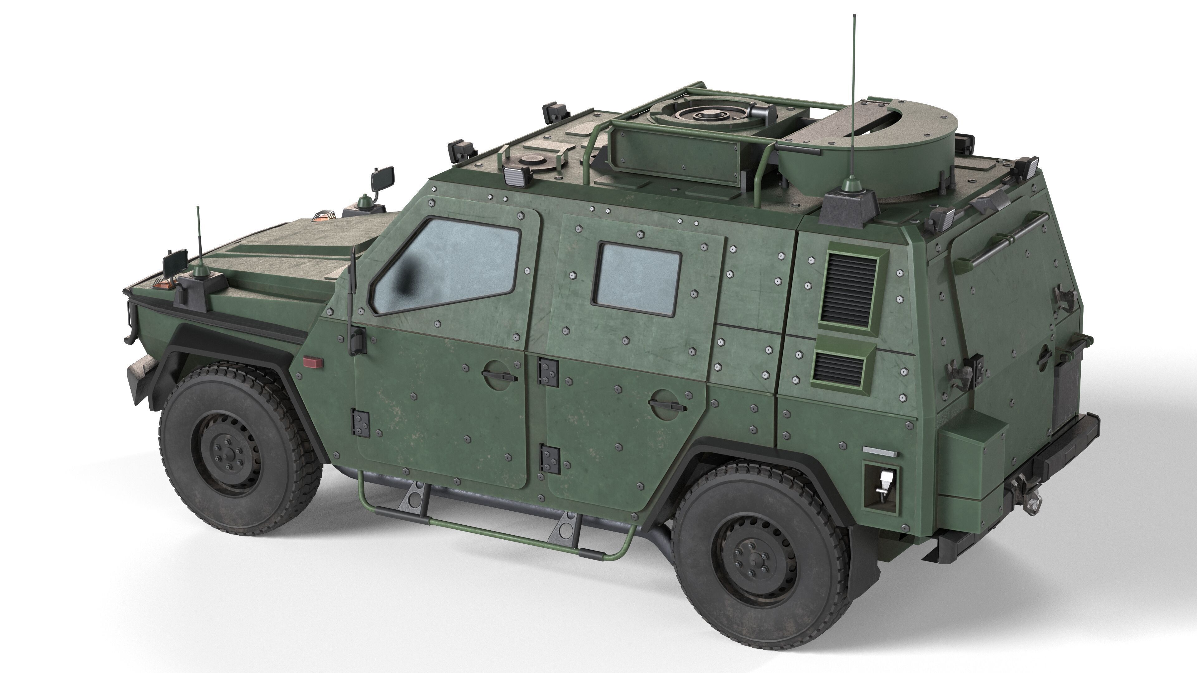 LAPV Enok Light Armored Patrol Vehicle Low-poly 3D model_1