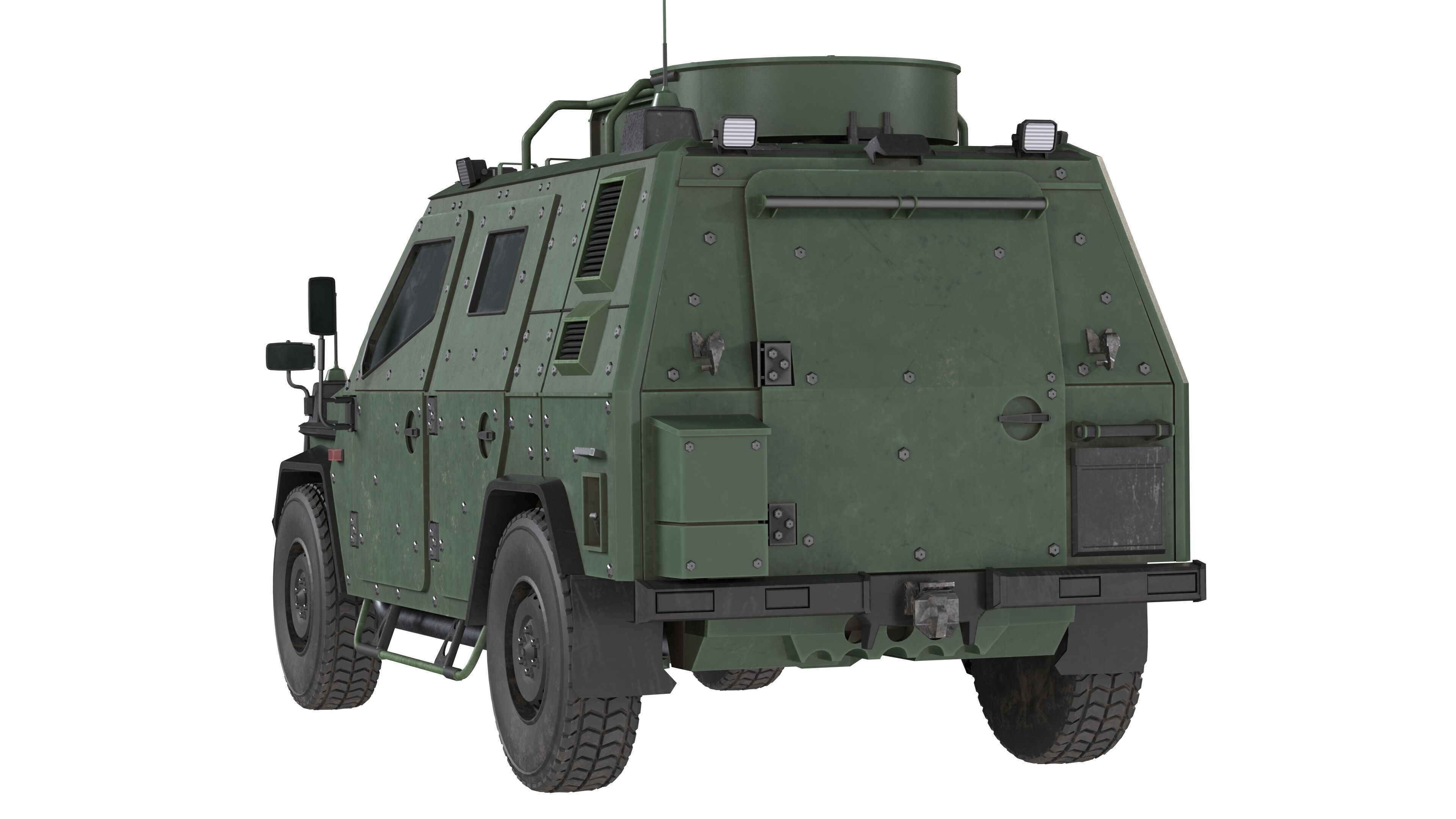 LAPV Enok Light Armored Patrol Vehicle Low-poly 3D model_5
