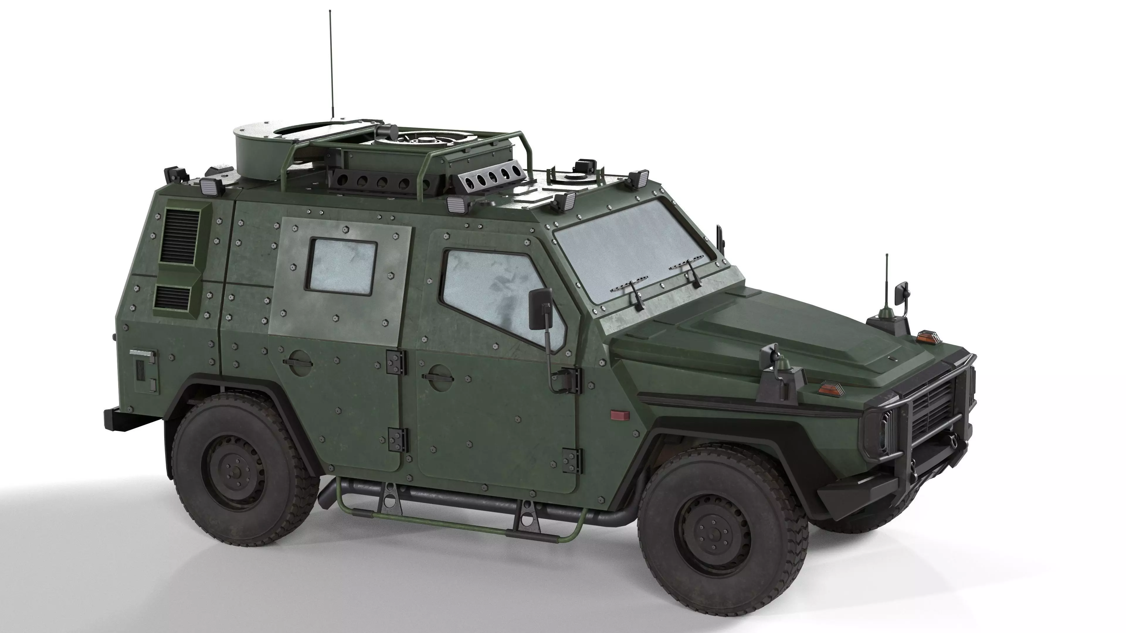 LAPV Enok Light Armored Patrol Vehicle Low-poly 3D model_0