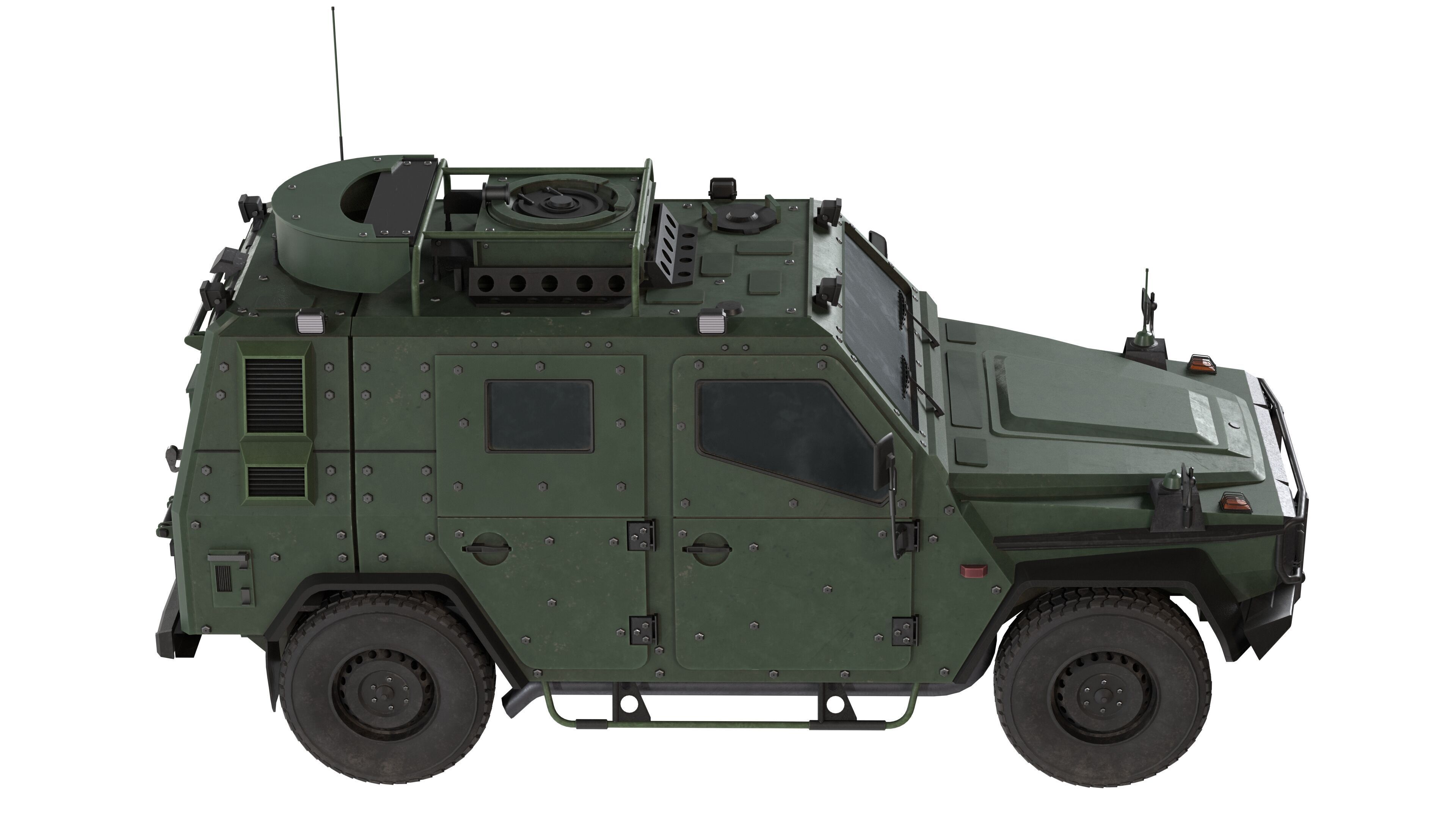 LAPV Enok Light Armored Patrol Vehicle Low-poly 3D model_3