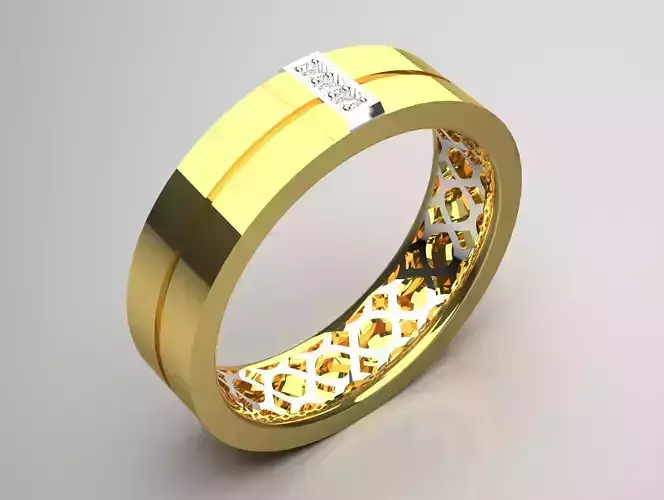 luxury man diamond ring mr0168