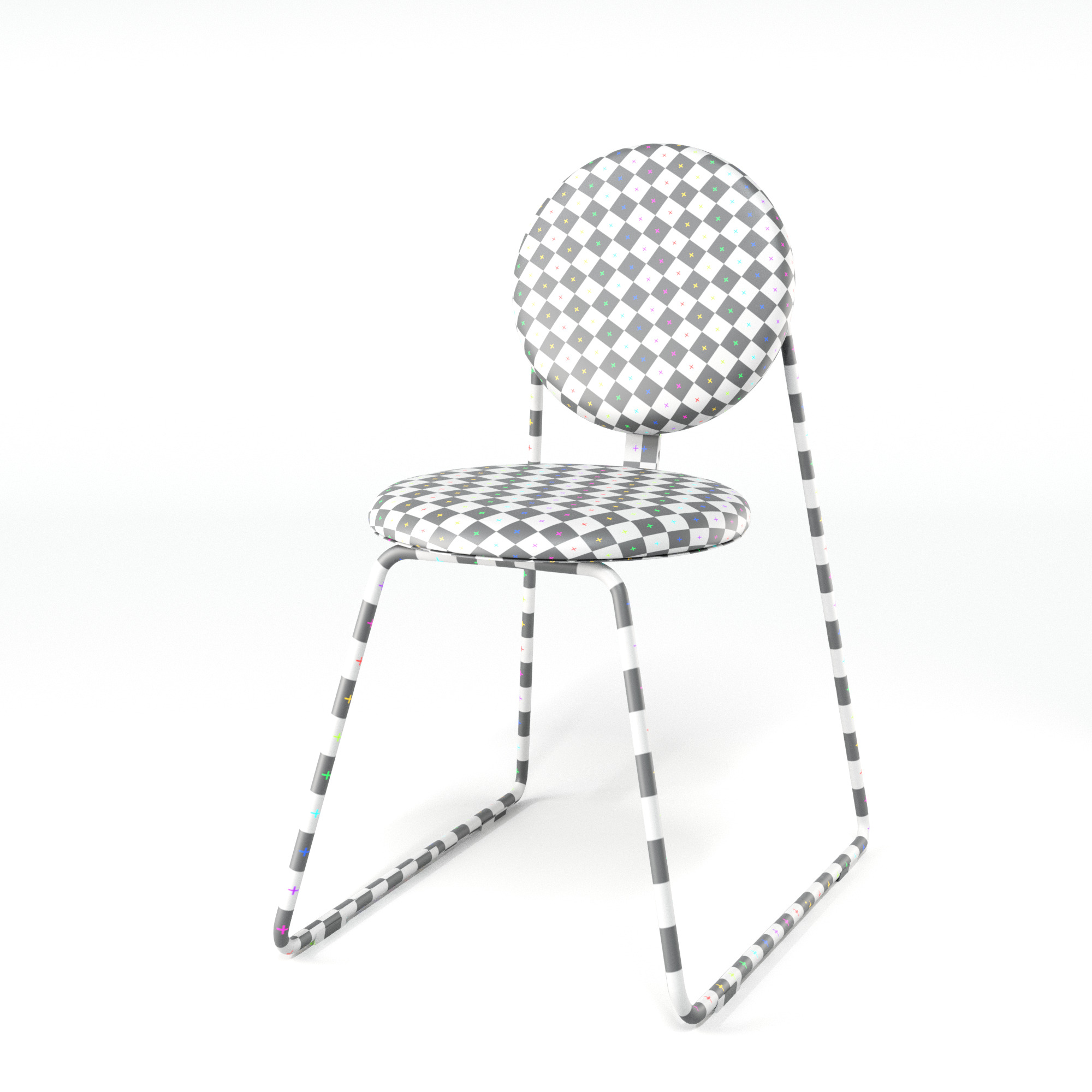 MANHULT Chair Ikea 3D Model  Low-poly 3D model_5