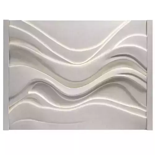 Decorativ panel wave 28 3D model