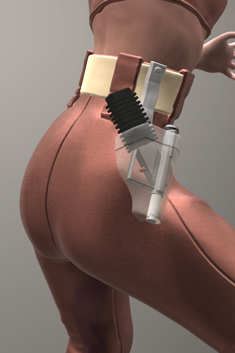 Colonel Wilma Space Vampire - Buck Rogers in the 25th Century 3D print model_8