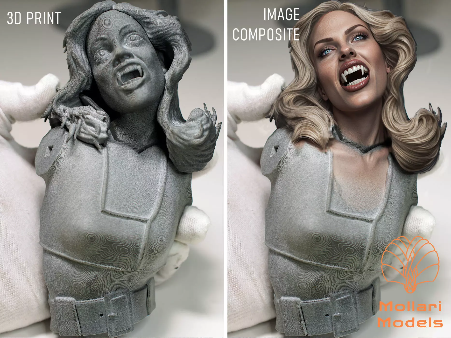 Colonel Wilma Space Vampire - Buck Rogers in the 25th Century 3D print model_0