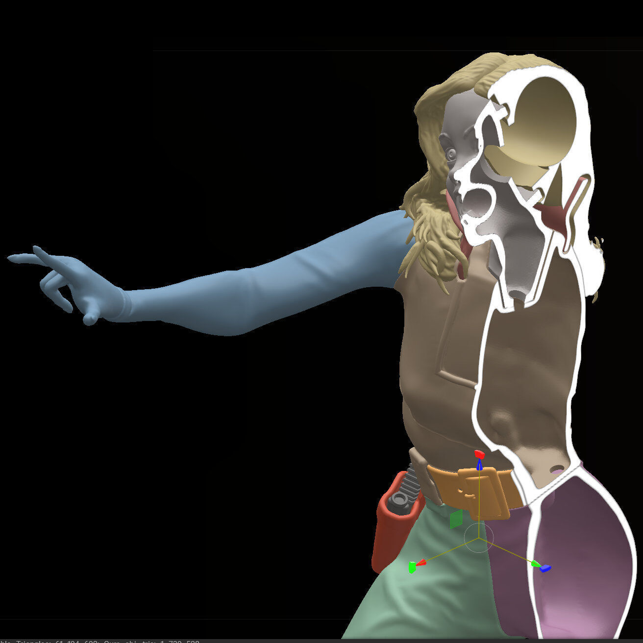 Colonel Wilma Space Vampire - Buck Rogers in the 25th Century 3D print model_11