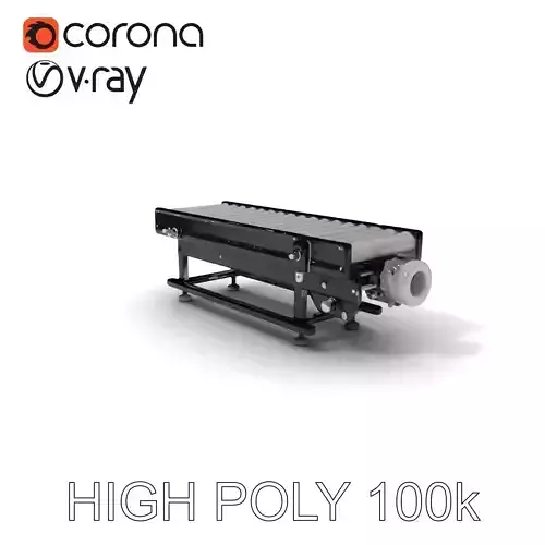 Industrial Conveyor Belt D Model Pack