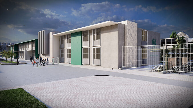  Building Design Animated  3D model
