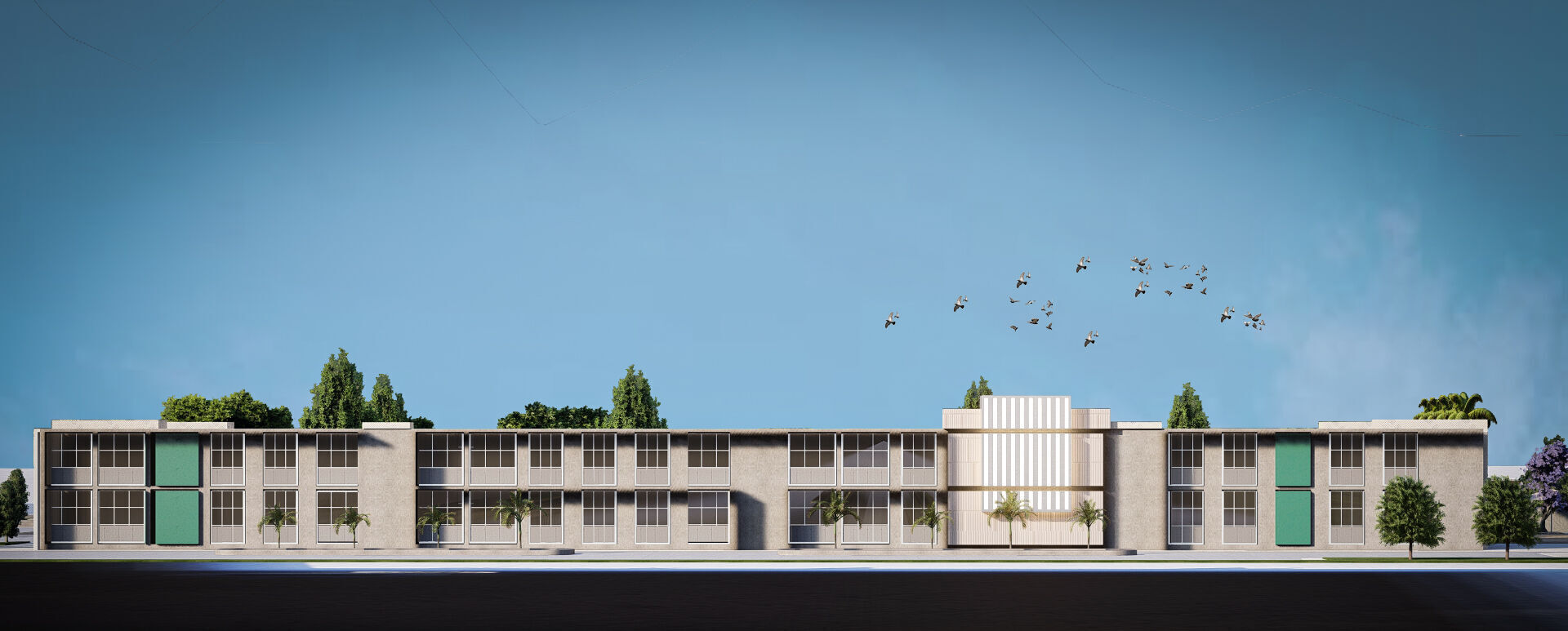  Building Design Animated  3D model_2