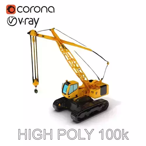 Construction Crane Model Pack with Detailed Textures