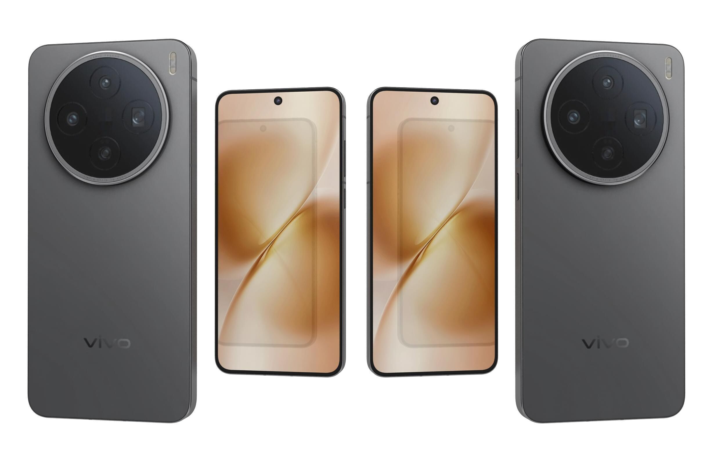 Vivo X200s Simple Black 3D model_3