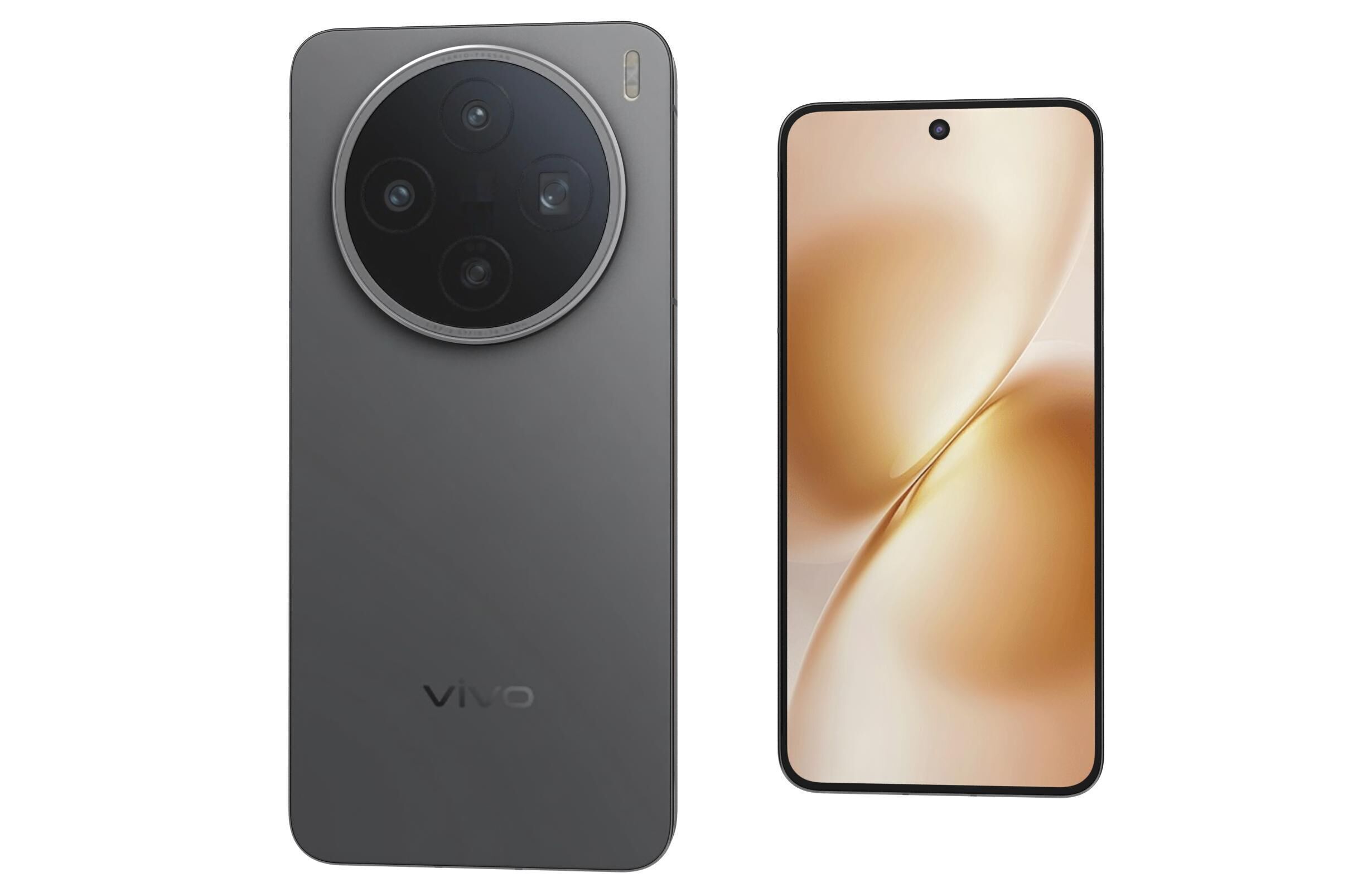 Vivo X200s Simple Black 3D model_7