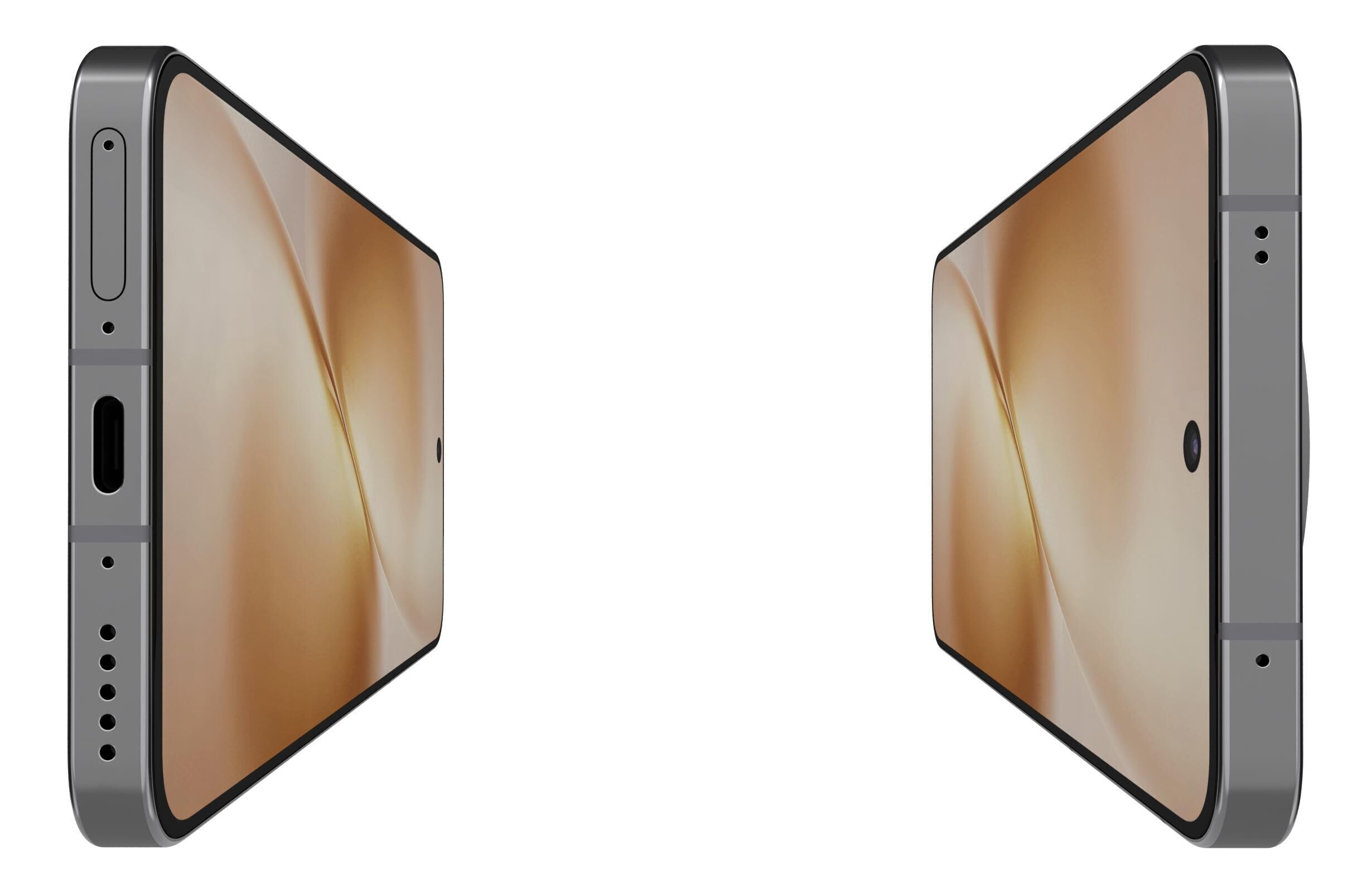 Vivo X200s Simple Black 3D model_8