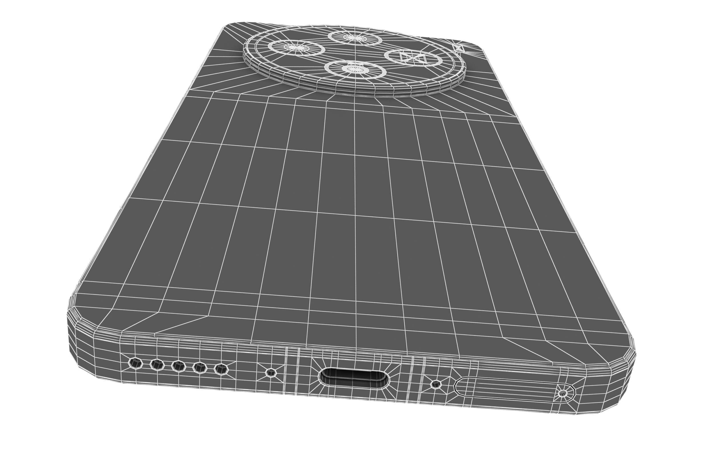 Vivo X200s Simple Black 3D model_19