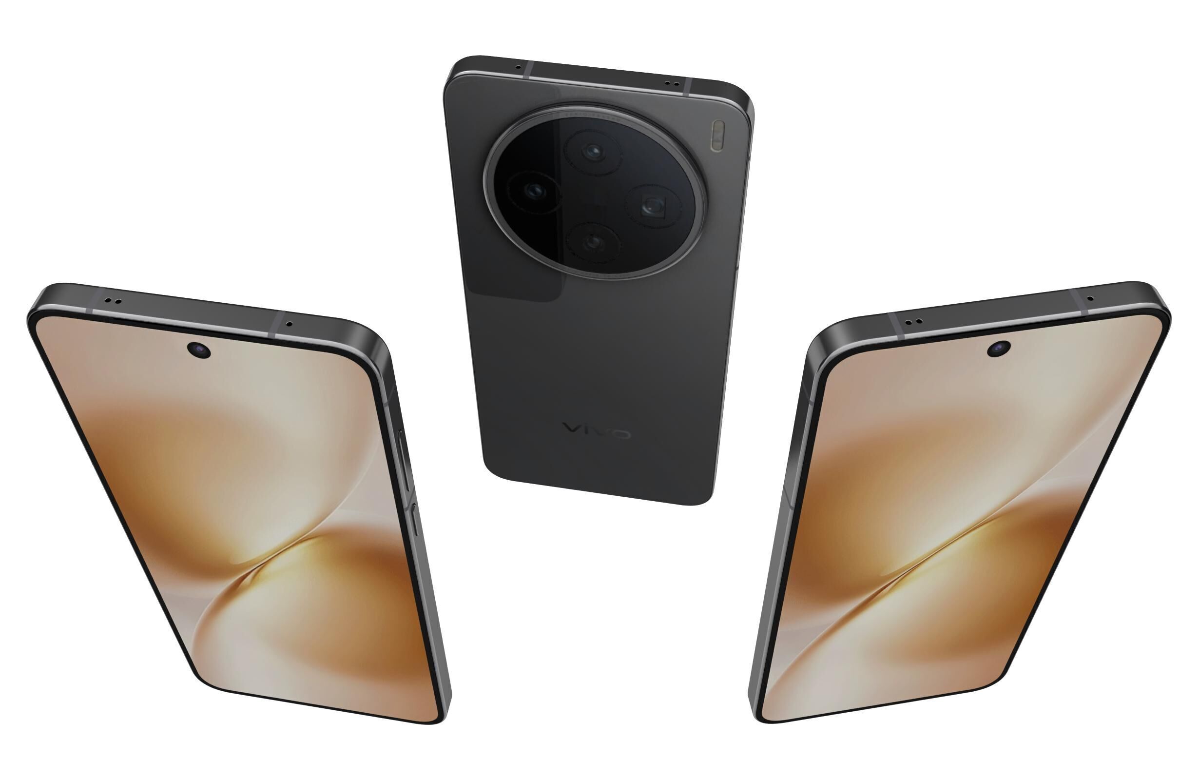 Vivo X200s Simple Black 3D model_1