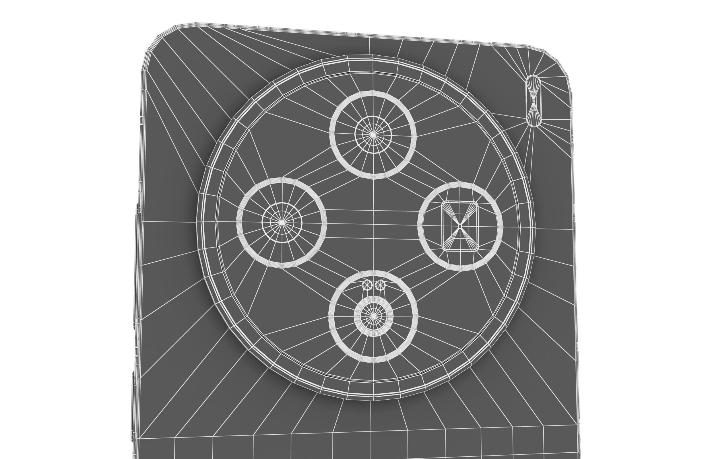 Vivo X200s Simple Black 3D model_20