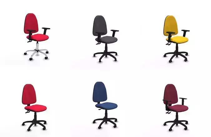 Pack 6 Modern Office Chair
