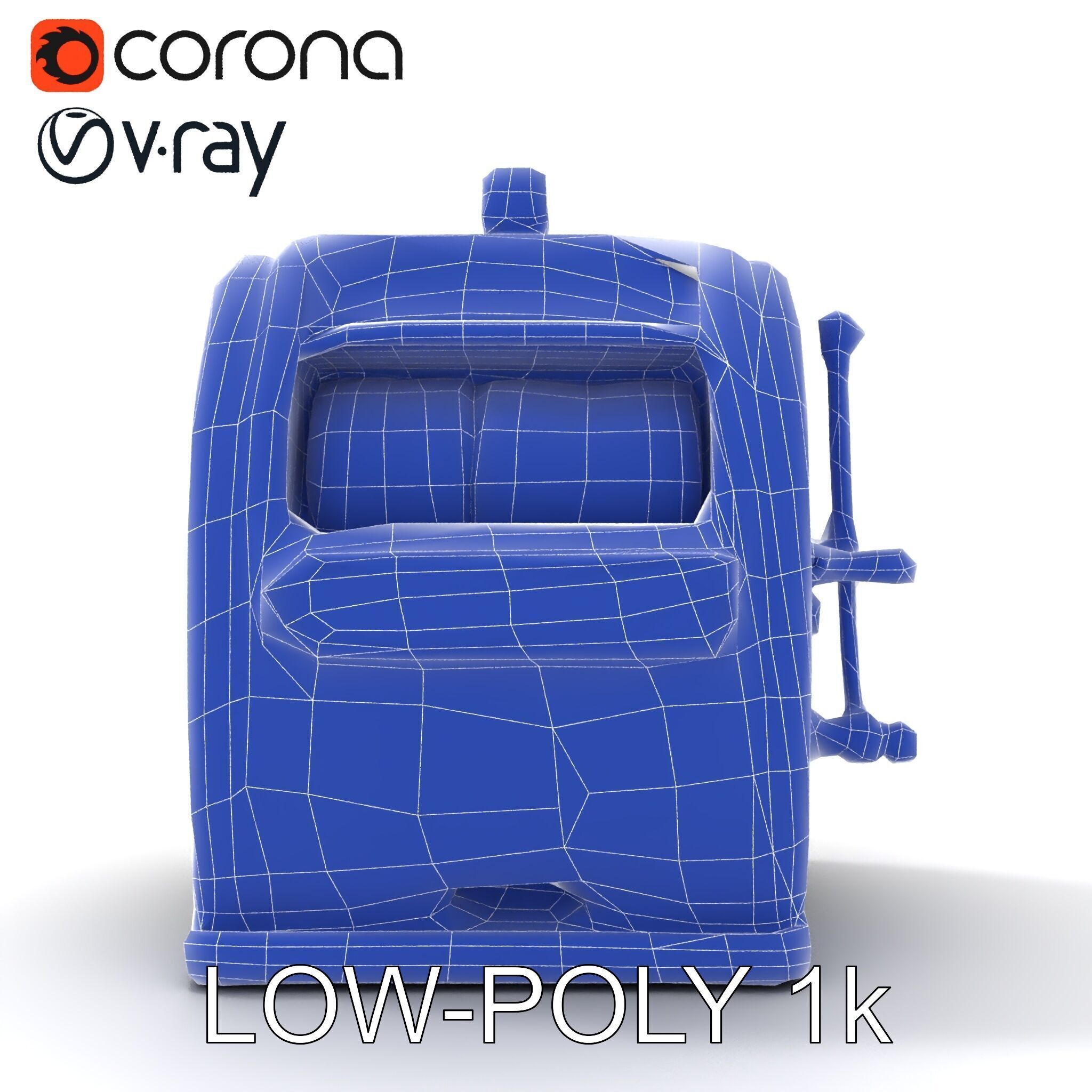 Classic Slot Machine D Model Pack Low-poly 3D model_17