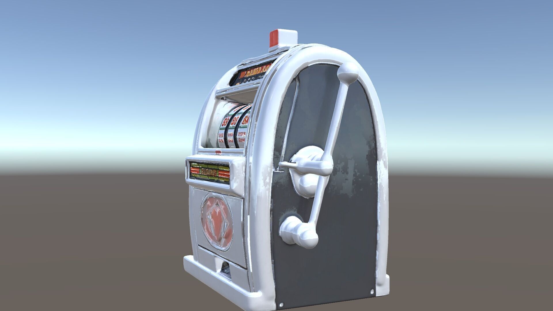 Classic Slot Machine D Model Pack Low-poly 3D model_5