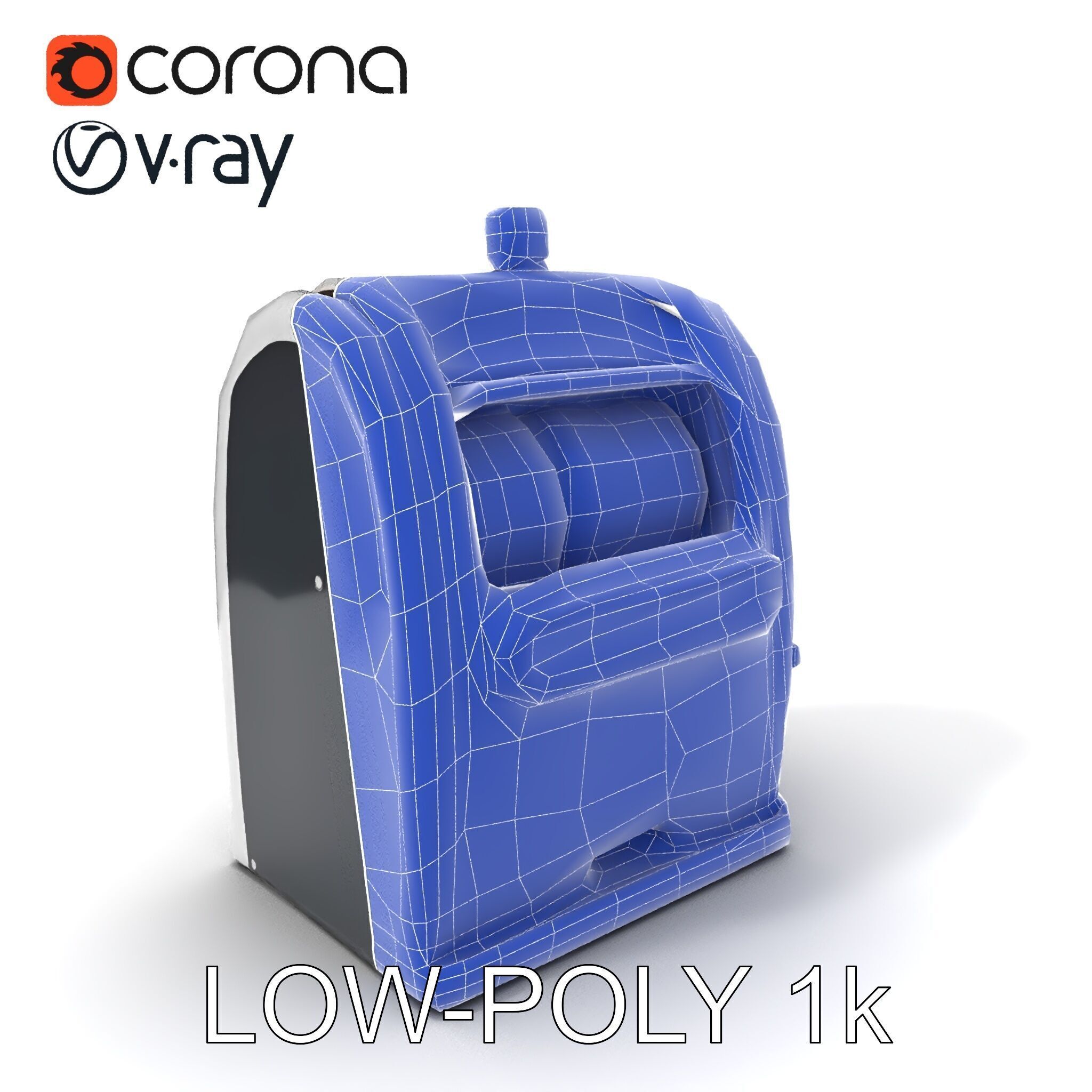 Classic Slot Machine D Model Pack Low-poly 3D model_28