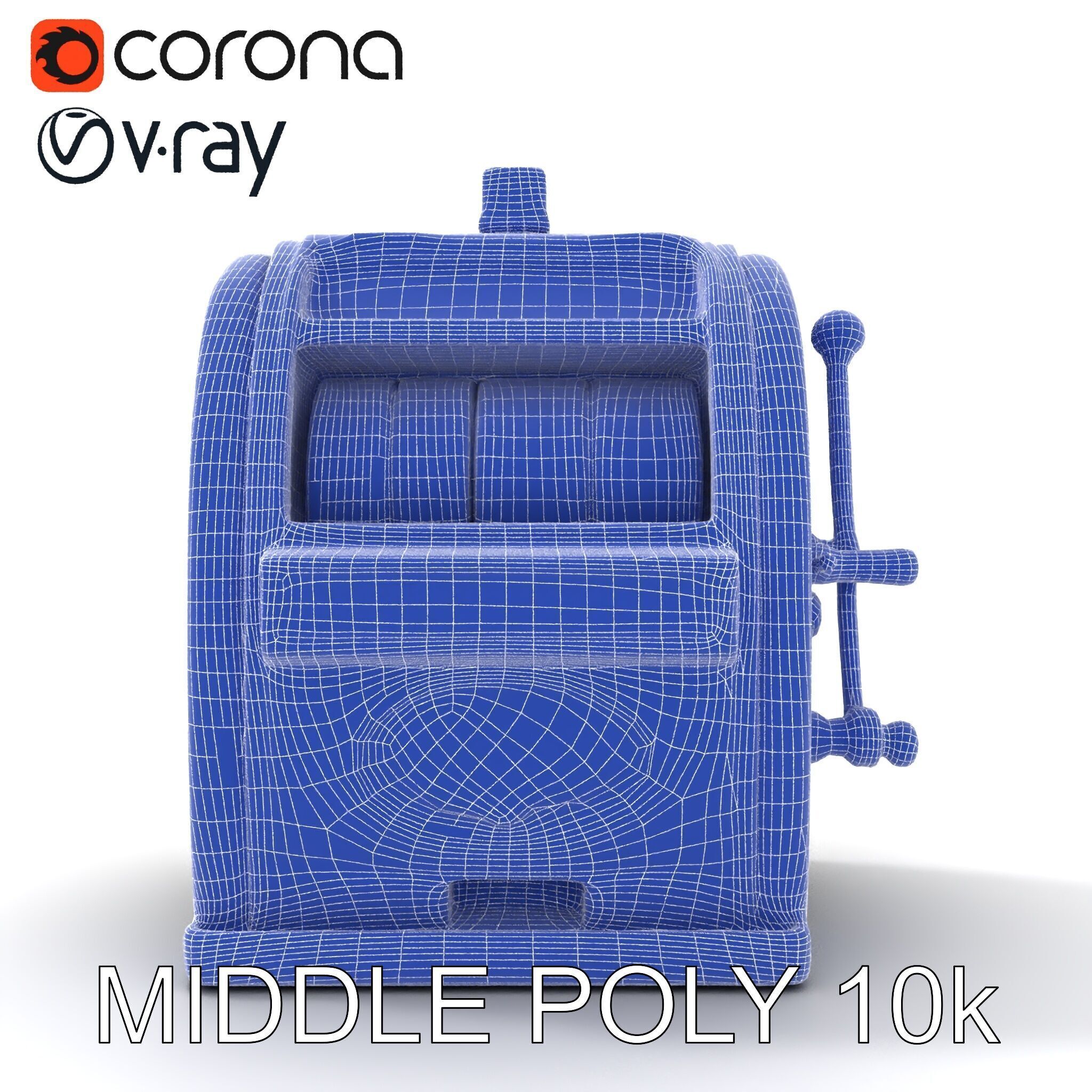 Classic Slot Machine D Model Pack Low-poly 3D model_8