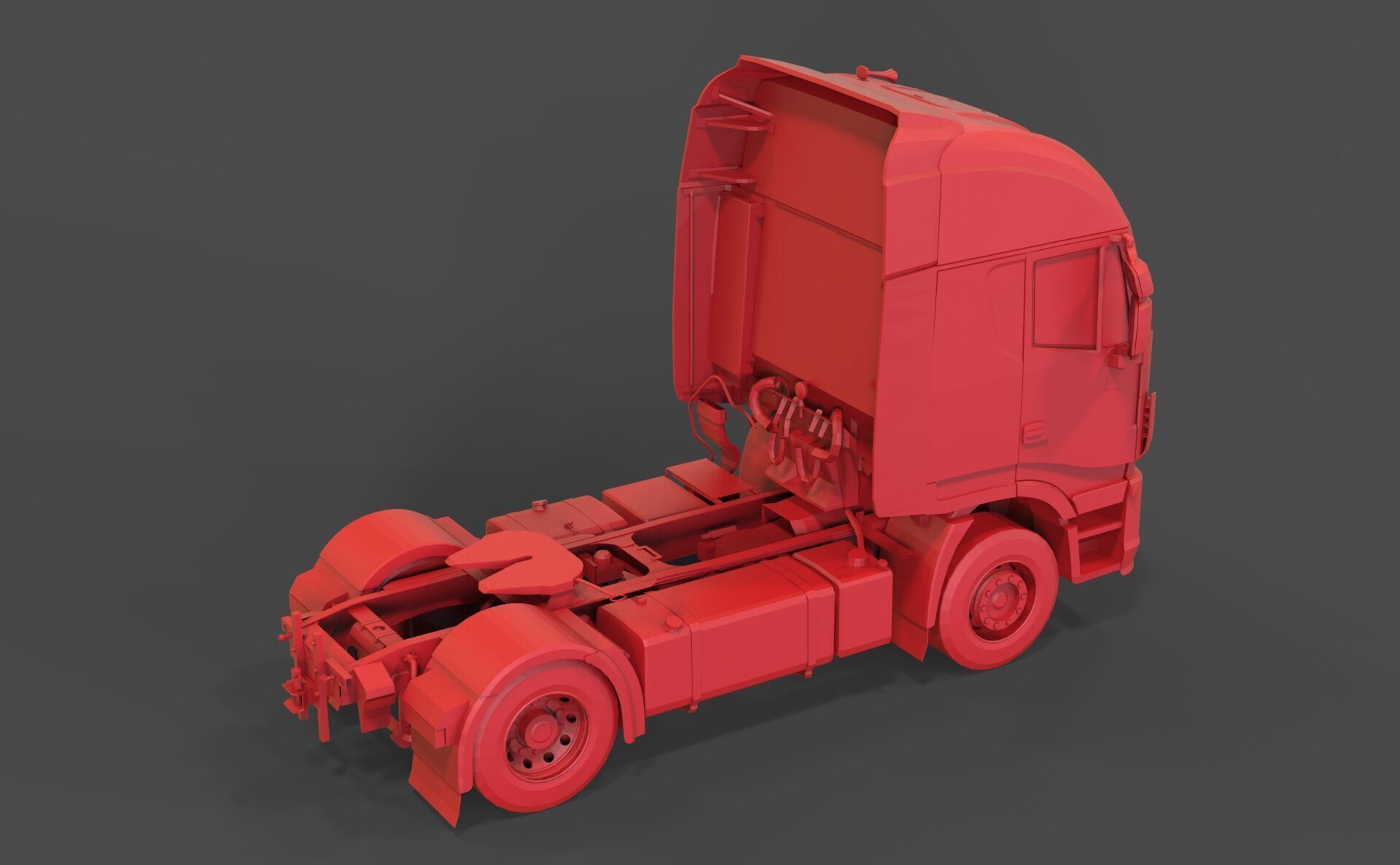 Iveco Stralis Hi Way 3D print model_4