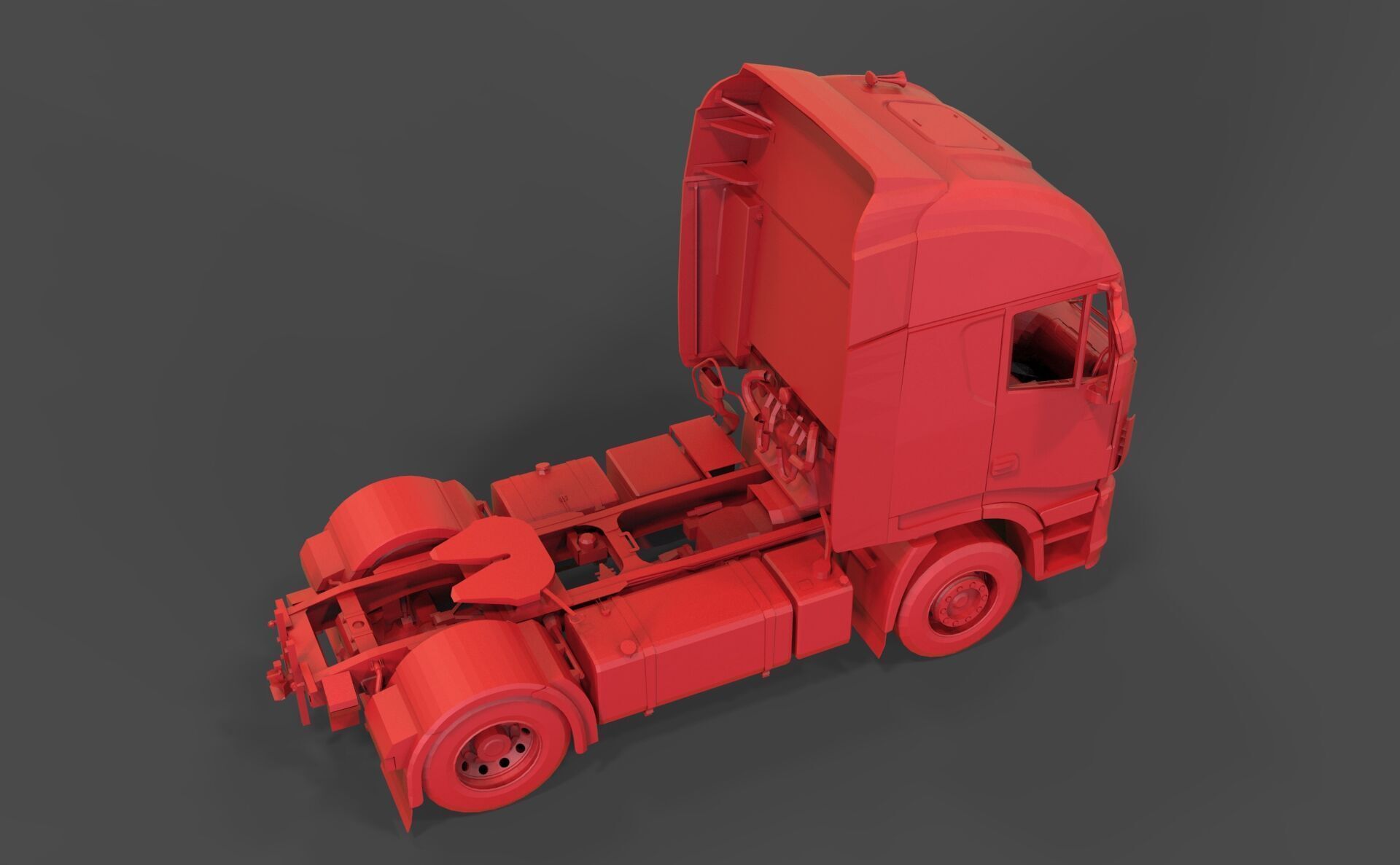 Iveco Stralis Hi Way 3D print model_7
