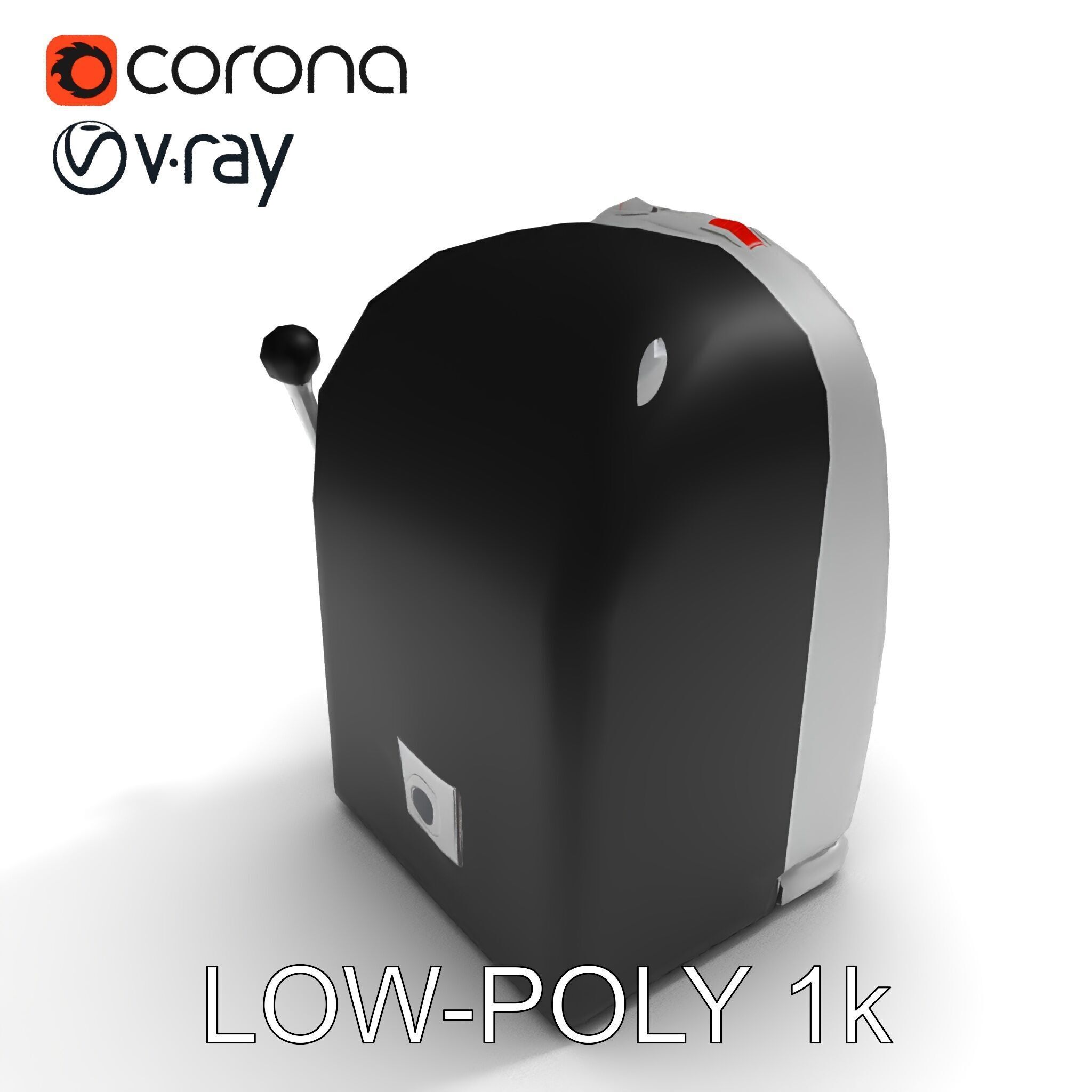 Vintage Slot Machine D Model Pack Low-poly 3D model_30