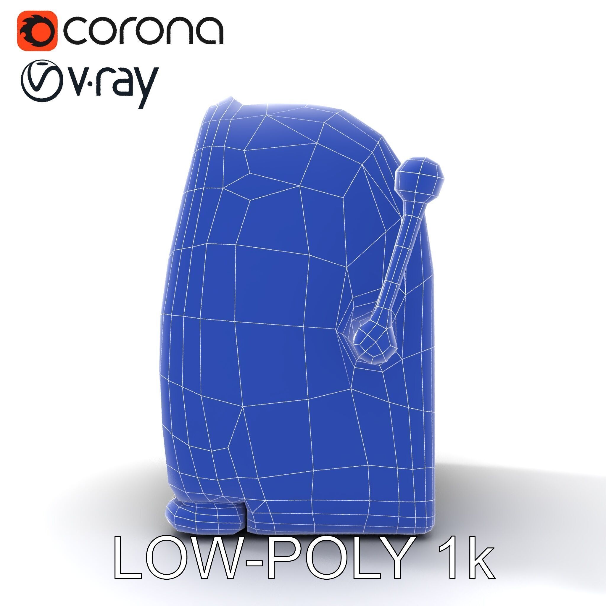 Vintage Slot Machine D Model Pack Low-poly 3D model_22