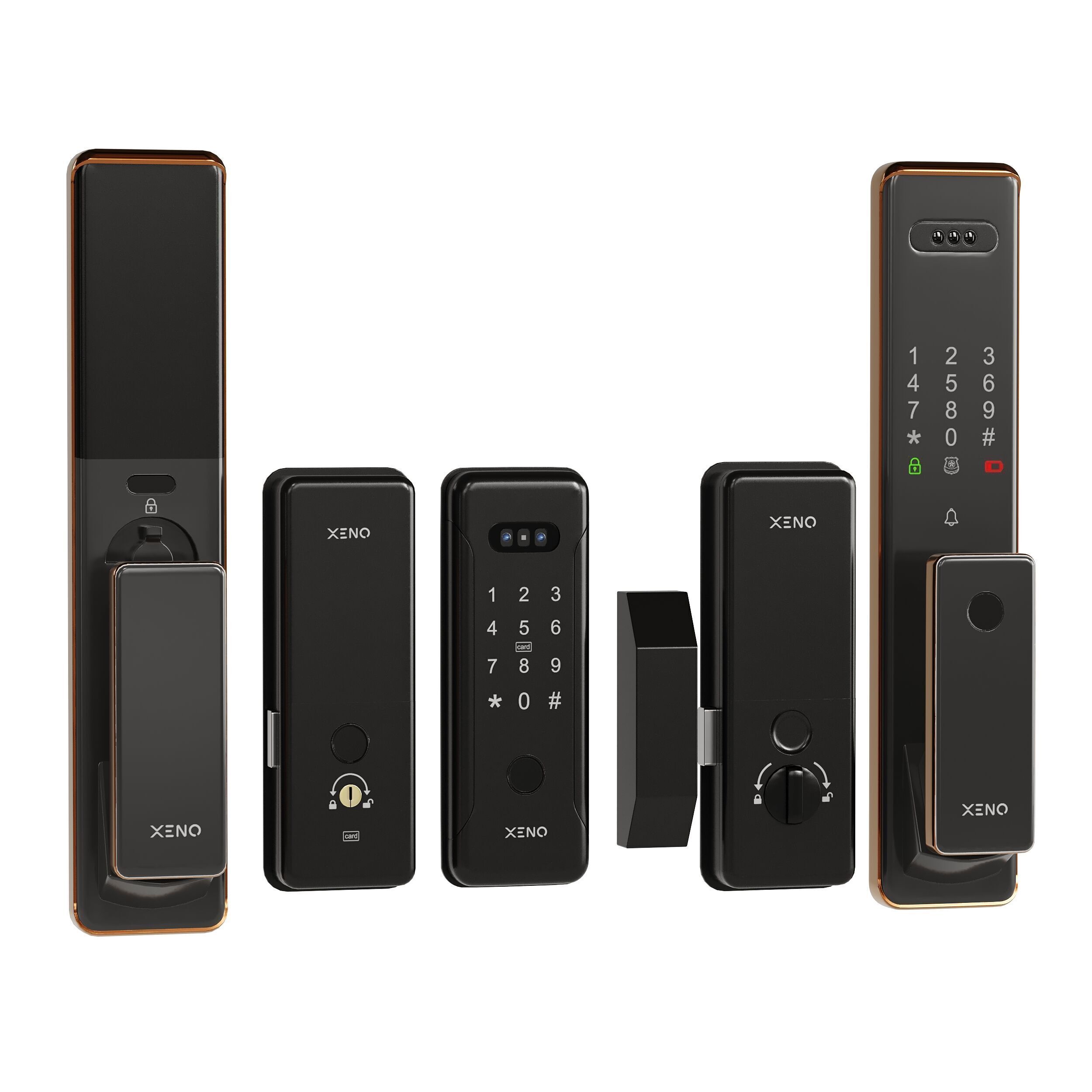 Intercom And Security Set 8 Aqara And Xeno Low-poly 3D model_5